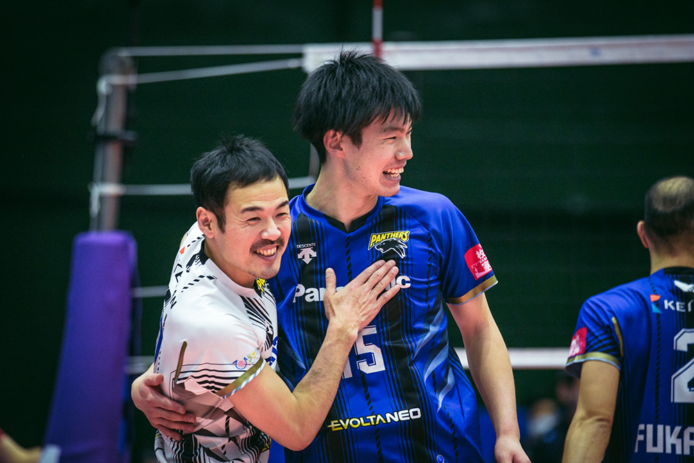 フォト パナソニックパンサーズ 大塚達宣、山内晶大、仲本賢優ら　2022.1/8 パナソニックアリーナ