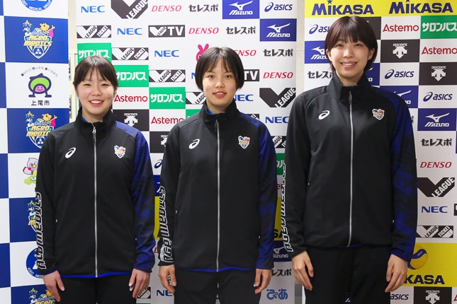 埼玉上尾　山中宏予（青山学院大）、岳野ひかる（日本体育大）、堀越雅（中京大）、亀井美子（米沢中央高）の内定を発表