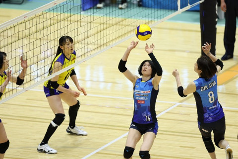 岡山が東レを3-1で破り、5連勝。埼玉上尾がNECを3-1で下す  V1女子 サムネイル