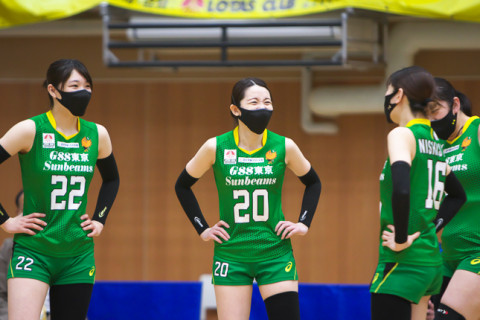 GSS東京・松尾由紀子「みんな本当にバレーが好き。今日は自分もみんなも思いっきりバレーボールができた」、アランマーレ・宮本菜月「アランマーレとして戦い切れた。恥じずに、胸を張って帰りたいと思います」 V2女子会見 サムネイル
