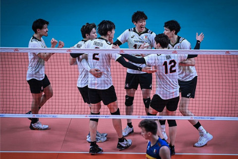 男子代表、フルセットの大激闘を制し、イタリアに勝利。石川6本、西田5本のサーブポイント　VNL予選ラウンド サムネイル