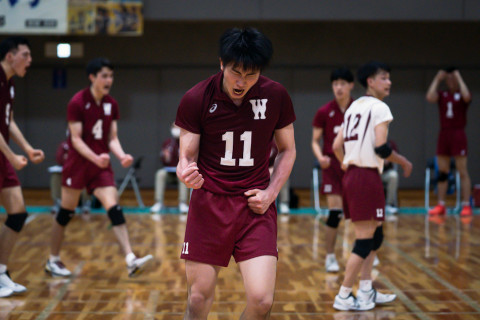 フォト 関東1部男子 春季リーグ 東海大学 山本龍、佐藤駿一郎、樋内竜也ら VS 早稲田大学 岩本大吾、水町泰杜、荒尾怜音ら 2022.05.29 サムネイル
