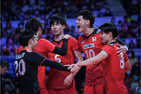 日本男子、欧州強豪のスロベニアに3－1勝利　関田誠大「ファイナルに行きたい気持ちを強く持ち続けて戦えた」VNL サムネイル