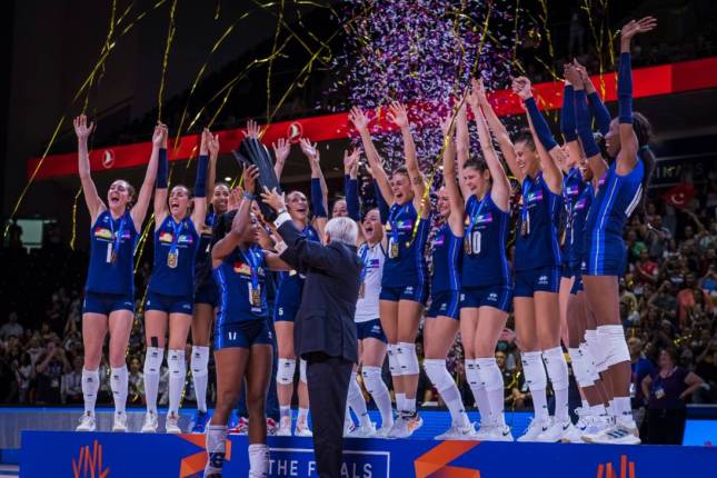 ネーションズリーグ女子、イタリアが初優勝 エゴヌ（イタリア）「この成功と個人賞は祖父に捧げたいと思います」