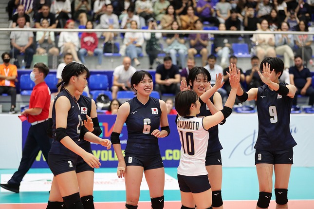 U20女子、韓国にストレートで勝利し、決勝進出　第21回アジアU20（ジュニア）女子選手権