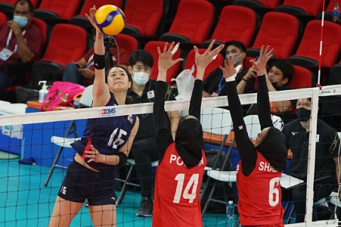 女子代表、イランに3-1で勝利し、準決勝へ　2022AVCカップ女子 サムネイル