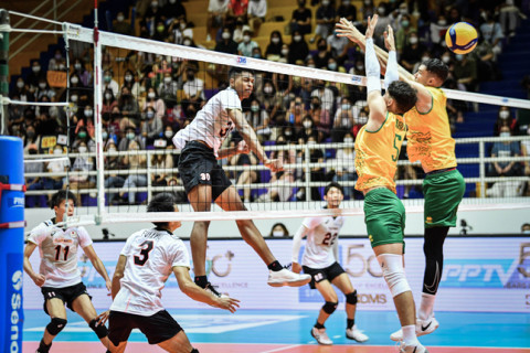 バレー男子日本代表、エバデダンが躍動！オーストラリアを下しC組1位通過を決める　AVCカップ サムネイル