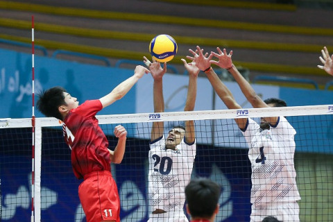 U18男子、インドにフルセットで勝利し、白星発進　第14回アジアU18（ユース）男子選手権大会 サムネイル
