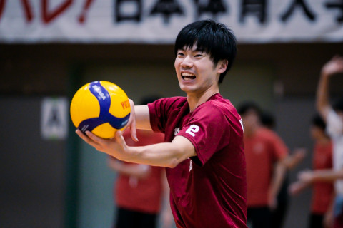 フォト 関東一部男子 秋季リーグ 早稲田大学 大塚達宣、水町泰杜、荒尾怜音ら VS 日本大学 松永龍人、立原佑都ら 2022.09.10 サムネイル