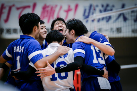 フォト 関東一部男子 秋季リーグ 東海大学 山本龍、飯田孝雅ら VS 専修大学 甲斐孝太郎、甲斐優斗ら 2022.09.10 サムネイル