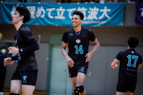 フォト 関東一部男子 秋季リーグ 筑波大学 垂水優芽、エバデダンラリーら VS 東京学芸大学 荒井大雄、上村琉乃介ら 2022.09.10 サムネイル