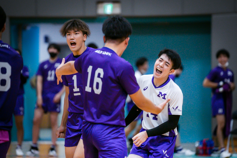フォト 関東一部男子 秋季リーグ 明治大学 安井恒介、工藤有史ら VS 順天堂大学 染野輝、花村和哉ら 2022.09.10