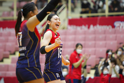 埼玉上尾、日立Astemo、東レ、JTが開幕2連勝。失セットなしの埼玉上尾が首位に　V1女子 サムネイル