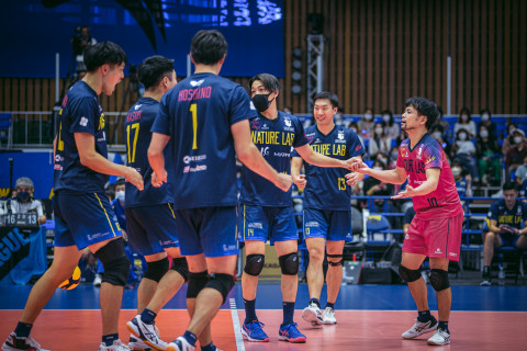 フォト 東京グレートベアーズ 星野秀知、戸嵜嵩大ら　2022.10/23 パナソニックアリーナ サムネイル