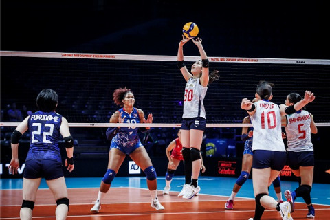 女子代表、プエルトリコにストレートで勝利。古賀紗理那主将は第3セットから出場　世界選手権 サムネイル