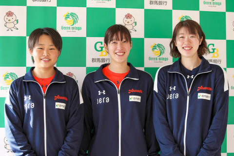 アランマーレ・伊藤摩耶「試合をしていて負ける気がしなかった」、群馬銀行・松尾奈津子主将「トライの中に厳しさを持ってやって行きたい」　V2女子会見 サムネイル