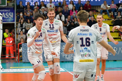 石川祐希ミラノ、ロンバルディアダービーは相手モンツァに軍配　イタリア1部 サムネイル