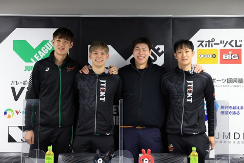 パナソニック・清水邦広「即席の普段とは違うプレーもしっかりバレーの形になっていて、楽しませることができたと思う」　オールスター男子会見 サムネイル