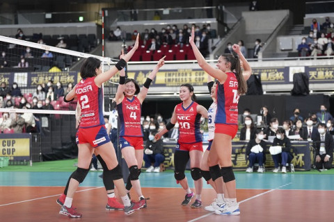 NECと東レが決勝に進出　皇后杯 サムネイル