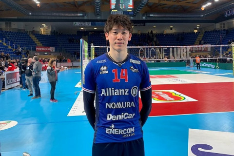 石川祐希MVP!! ミラノが強豪ルーベに逆転勝利で2年連続コッパイタリア準決勝進出を決める!!   イタリア1部 サムネイル