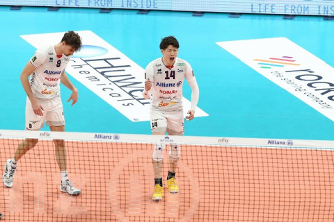 ミラノ、石川祐希がMVPの活躍でチヴィタノーヴァを3-2で下して準決勝は1勝1敗　イタリア1部 サムネイル