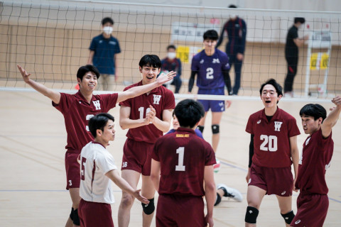 フォト 関東1部男子 春季リーグ 日体 VS 駒大 東海 VS 日大 早稲田 VS 明治 2023.04.23 慶應義塾大学日吉記念館 サムネイル