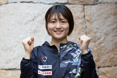 岡山・及川真夢「体で表現できることは最後までやりきりたい。それは貫けたと思っています」　黒鷲旗コメント　 サムネイル