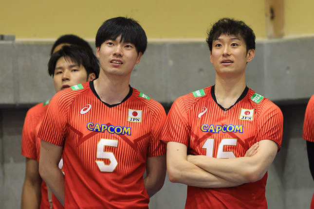 フォト 日本代表Bvs中国 柳田将洋、大塚達宣、富田将馬、永露元稀ら 2023.05.27 オガールアリーナ