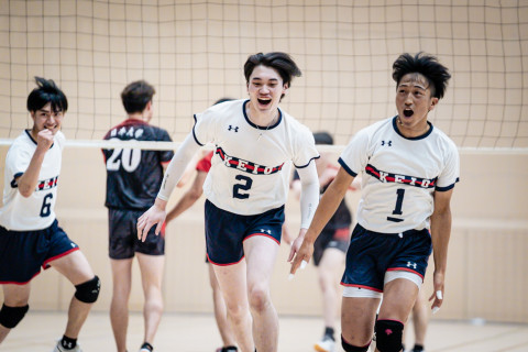 フォト 関東1部男子 春季リーグ 日大 VS 慶應 順天 VS 学芸 2023.05.21 慶應義塾大学日吉記念館 サムネイル