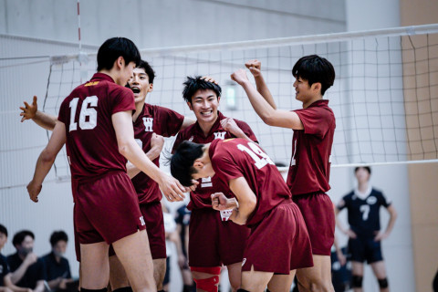 フォト 関東1部男子 春季リーグ 早稲田 VS 中大 東海 VS 日体 2023.05.21 慶應義塾大学日吉記念館 サムネイル