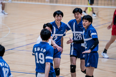 フォト 東日本インカレ Aコート 早稲田、日大、慶應、青学 Bコート 東海、駒澤、福島、亜細亜 2023.06.22 墨田区総合体育館 サムネイル