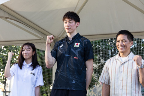 男子代表主将の石川祐希が五輪3大会連続金の柔道・野村忠宏氏とスペシャル対談。東京GBエキシビションマッチの始球式も サムネイル