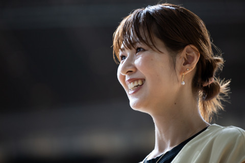 大会アンバサダーを務めた木村沙織さん「ボールが重たい、なかなか飛ばない感じなど懐かしい気持ちで見ていた。勝ったり負けたり、いろんな感情がある中で成長していってくれたら」　第43回全日本バレーボール小学生大会 サムネイル