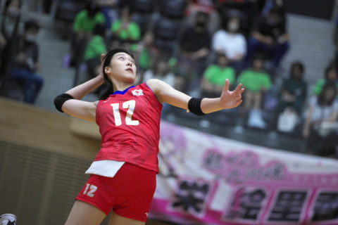 ユニバ代表女子がドイツをストレートで下し、準決勝へ。佐藤淑乃が17得点　FISUワールドユニバーシティゲームズ サムネイル