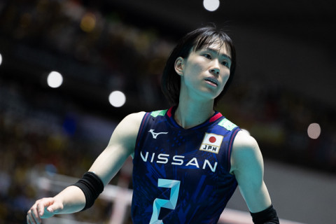 【フォト】パリ五輪予選／ワールドカップバレー2023女子大会・ベルギー戦　林琴奈・古賀紗理那・石川真佑・井上愛里沙・山田二千華・関菜々巳・ 西村弥菜美ら サムネイル