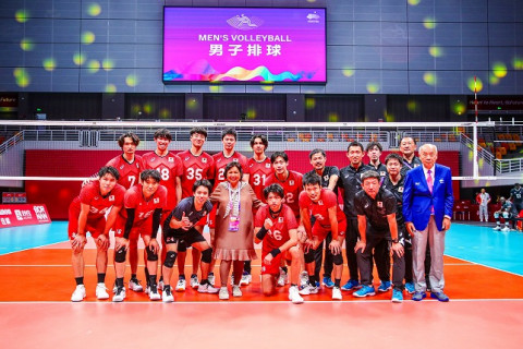 男子日本代表、カタールに3-1で勝利し、銅メダルを獲得　アジア競技大会 サムネイル