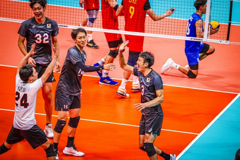 男子日本代表、開催国の中国にストレートで敗れる。26日にカタールと3位決定戦　アジア競技大会 サムネイル