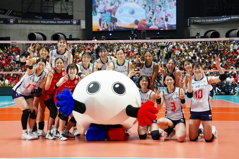 女子日本代表、アルゼンチンにストレートで勝利し、開幕2連勝。井上愛里沙17得点、宮部藍梨13得点　パリ五輪予選／W杯 サムネイル