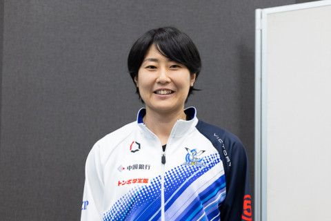 岡山・川島亜依美主将「チーム力で戦う。私もブレずに戦いたい」　V1女子会見 サムネイル