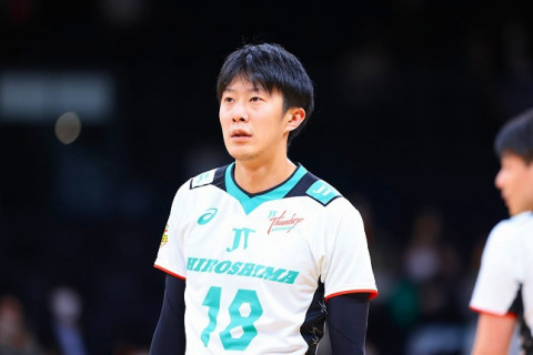 JT広島・山本将平がVリーグ栄誉賞の表彰基準に到達。10シーズン、230試合以上の出場で　V１男子 サムネイル
