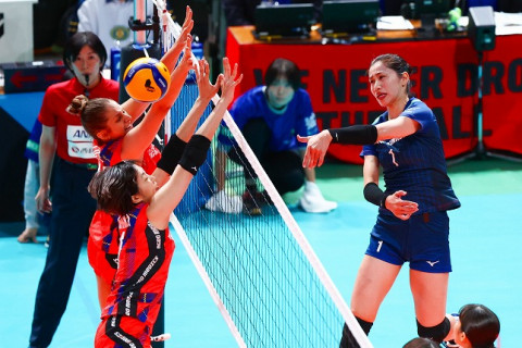 V1女子が開幕。久光、JTが初戦勝利。SAGAアリーナに7372人。最高来場者数記録を更新 サムネイル