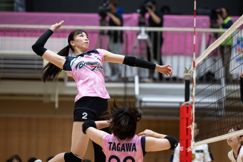 ルートイン、JAぎふが連勝。姫路もストレート勝利で首位キープ   V2女子 サムネイル