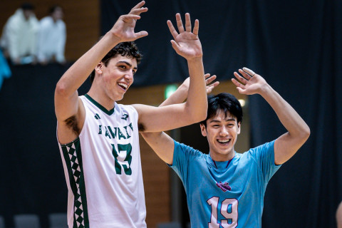 フォト 筑波大学 VS ハワイ大学 牧大晃、中西健裕、柳田歩輝、橋本岳人ら　2023.11.15 ツクバカピオ サムネイル