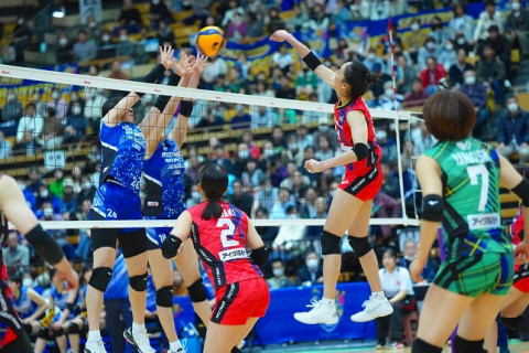 埼玉上尾・230試合達成の青柳京古「このプレースタイルを続けてきてよかった」、岩崎こよみ「アジア競技大会で学んだことは話しきれないくらいたくさんあった」　V1女子 サムネイル