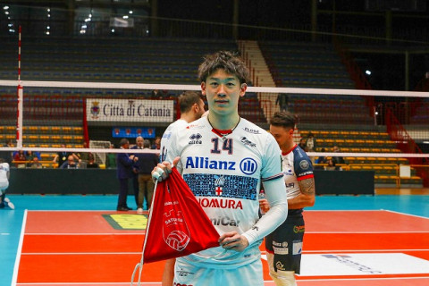 石川祐希所属のミラノ、カターニアに3-1で勝利。「メルガレホ選手が流れを変えてくれた」　イタリア1部 サムネイル