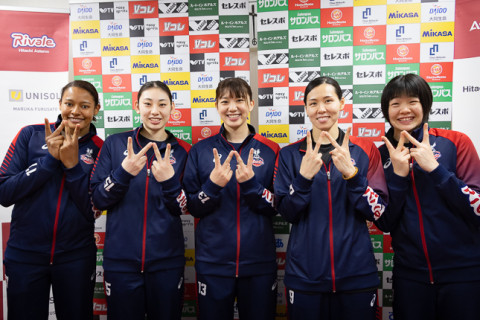 日立Astemo・野中瑠衣「JT戦は感情が揺さぶられる試合でした」、渡邊彩「アスリートとして影響力のある存在でありたい」、高間来瞳「自分史上でも結構イイと思います」　Ⅴ1女子 サムネイル