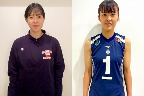 岡山　京都橘大・小松原凜香と長崎国際大・内山優衣の内定を発表 　V1女子 サムネイル