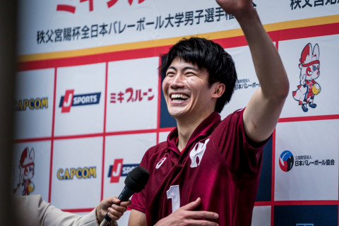 フォト 全日本インカレ 男子決勝 早稲田大 VS 順天堂大 2023.12.03 大田区総合体育館 サムネイル