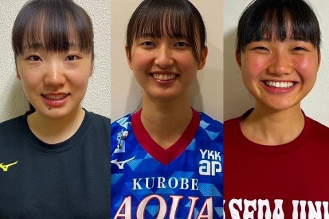 KUROBE　田邉彩七（日本大）、大久保真美（鹿屋体大）が内定。インターン選手に秋重若菜（早稲田大3年）　V1女子 サムネイル