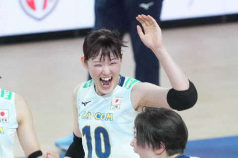 井上愛里沙「コートに入ったら自分が得点をとって流れを変えて次に行かせたいという気持ちは強い」VNLカナダ戦コメント サムネイル